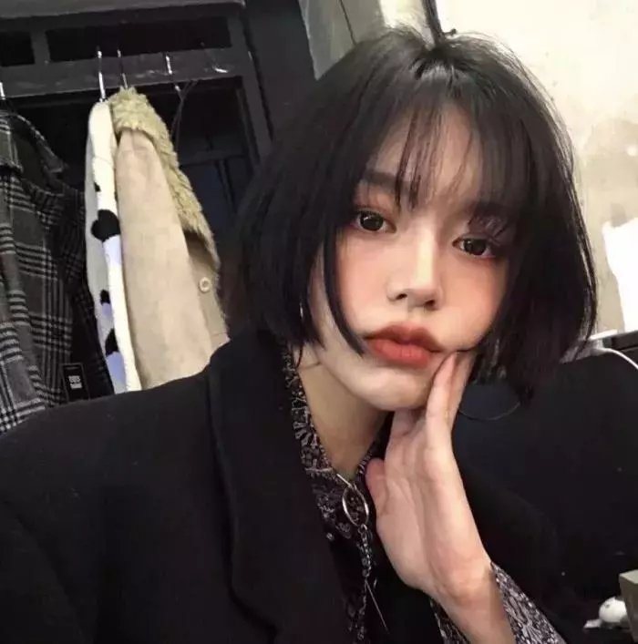 头发松散